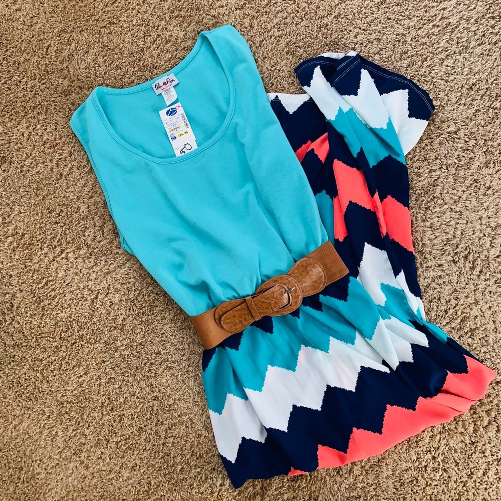 Chevron maxi dress